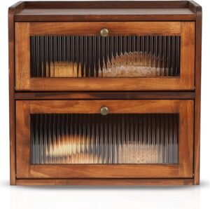 Jubily 2-Layer Bread Box with Acrylic Window