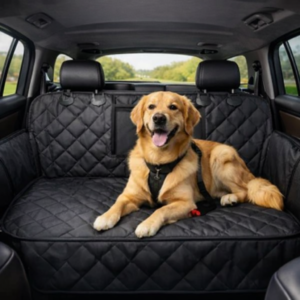 Waterproof Dog Car Seat Cover — Protect Your Back Seat in Every Ride!